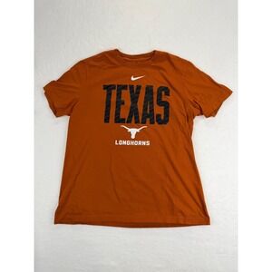 Nike Texas Longhorns Mens Burnt Orange Graphic T-Shirt Size Large UT Austin Tee